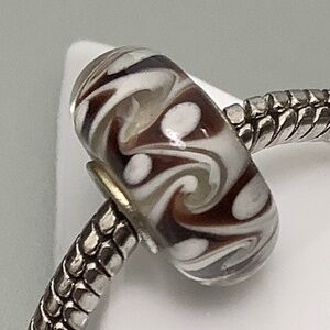 New Murano Glass Charm/Bead for Snake Chain Bracelet or Necklace
